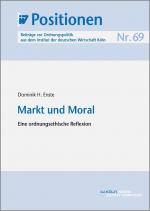 Cover-Bild Markt und Moral