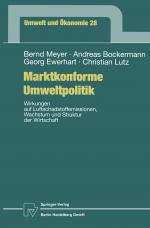 Cover-Bild Marktkonforme Umweltpolitik