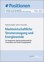 Cover-Bild Marktwirtschaftliche Stromerzeugung und Energiewende
