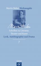 Cover-Bild Martin Buber-Werkausgabe (MBW) / Schriften zu Literatur, Theater und Kunst