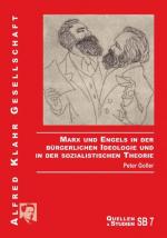Cover-Bild Marx und Engels in der bürgerlichen Ideologie und in der sozialistischen Theorie