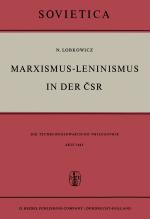 Cover-Bild Marxismus-Leninismus in der ČSR