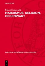 Cover-Bild Marxismus, Religion, Gegenwart