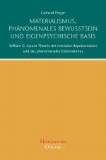 Cover-Bild Materialismus, phänomenales Bewusstsein und eigenpsychische Basis