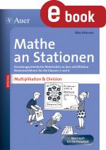 Cover-Bild Mathe an Stationen Multipliaktion & Division 3-4