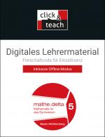 Cover-Bild mathe.delta – Baden-Württemberg / mathe.delta BW click & teach 5 Box