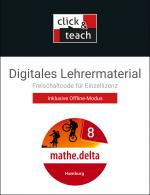 Cover-Bild mathe.delta – Hamburg / mathe.delta Hamburg click & teach 8 Box