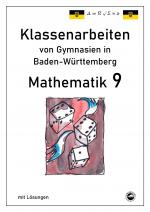 Cover-Bild Mathematik 9, Klassenarbeiten von Gymnasien aus Baden-Württemberg mit Lösungen
