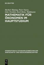 Cover-Bild Mathematik für Ökonomen im Hauptstudium