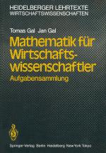 Cover-Bild Mathematik für Wirtschaftswissenschaftler