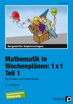 Cover-Bild Mathematik in Wochenplänen: 1x1 - Teil 1