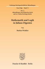 Cover-Bild Mathematik und Logik in Julians Digesten.