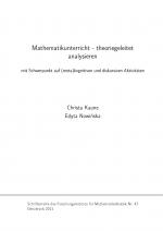 Cover-Bild Mathematikunterricht - theoriegeleitet analysieren