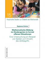 Cover-Bild Mathematische Bildung im Kindergarten in formal offenen Situationen