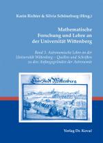 Cover-Bild Mathematische Forschung und Lehre an der Universität Wittenberg