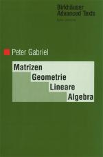 Cover-Bild Matrizen, Geometrie, Lineare Algebra