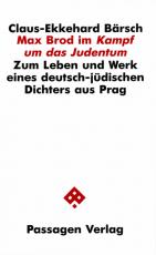 Cover-Bild Max Brod im "Kampf um das Judentum"