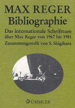 Cover-Bild Max-Reger-Bibliographie