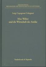 Cover-Bild Max Weber und die Wirtschaft der Antike