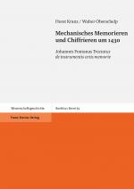 Cover-Bild Mechanisches Memorieren und Chiffrieren um 1430