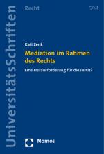 Cover-Bild Mediation im Rahmen des Rechts