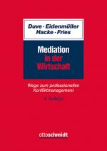 Cover-Bild Mediation in der Wirtschaft