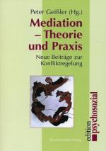 Cover-Bild Mediation – Theorie und Praxis
