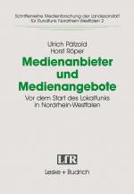 Cover-Bild Medienanbieter und Medienangebote