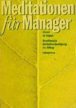 Cover-Bild Meditationen für Manager