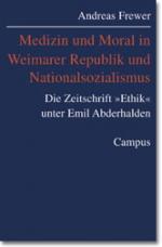 Cover-Bild Medizin und Moral in Weimarer Republik und Nationalsozialismus