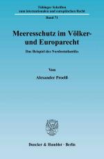 Cover-Bild Meeresschutz im Völker- und Europarecht.