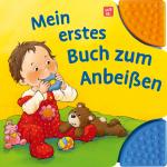 Cover-Bild Mein erstes Buch zum Anbeißen: Pappbilderbuch mit bunten Beißecken für Kinder ab 6 Monaten