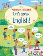 Cover-Bild Mein erstes Stickerbuch: Let's speak English!