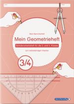 Cover-Bild Mein Geometrieheft 3/4