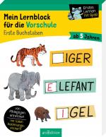 Cover-Bild Mein Lernblock für die Vorschule – Erste Buchstaben