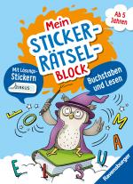 Cover-Bild Mein Stickerrätselblock: Buchstaben und Lesen