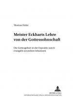 Cover-Bild Meister Eckharts Lehre von der Gottessohnschaft