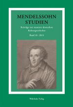 Cover-Bild Mendelssohn-Studien 18