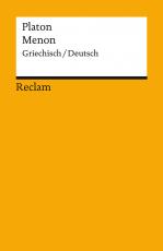 Cover-Bild Menon. Griechisch/Deutsch