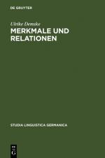 Cover-Bild Merkmale und Relationen