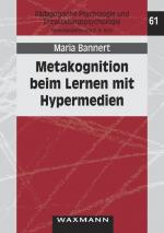 Cover-Bild Metakognition beim Lernen mit Hypermedien