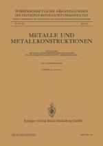 Cover-Bild Metalle und Metallkonstruktionen