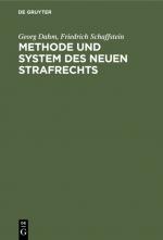 Cover-Bild Methode und System des neuen Strafrechts