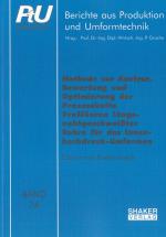 Cover-Bild Methode zur Analyse, Bewertung und Optimierung der Prozesskette Profilieren längsnahtgeschweißter Rohre für das Innenhochdruck-Umformen