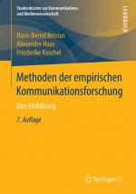 Cover-Bild Methoden der empirischen Kommunikationsforschung