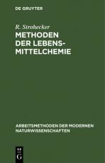 Cover-Bild Methoden der Lebensmittelchemie