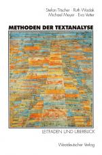 Cover-Bild Methoden der Textanalyse