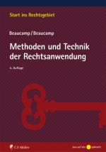 Cover-Bild Methoden und Technik der Rechtsanwendung