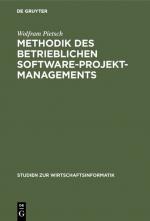 Cover-Bild Methodik des betrieblichen Software-Projektmanagements
