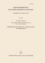 Cover-Bild Methodologische Grundlagen der sozialökonomischen Verhaltensforschung